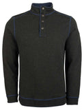 Tommy Bahama Fliprider Snap Mock - Sudadera reversible para hombre, color negro, talla pequeña