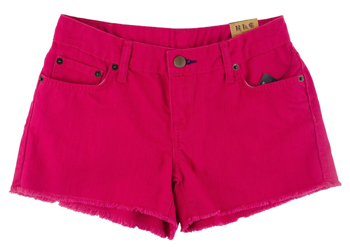 Pantalones cortos vaqueros Ralph Lauren 7 20 para niñas grandes P 16