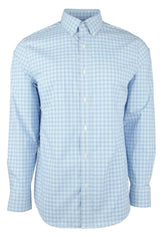 Men's Cocodella Check Trim Fit Long Sleeve OC Small