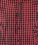 Michael Kors Men's Classic Fit Long Sleeve Button Down Shirts Large Black Red