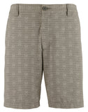 Tommy Bahama - Pantalones cortos elásticos con parte delantera plana para hombre, talla 40, color plata