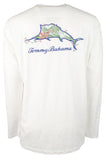 Tommy Bahama Men's Santa Cruiser Billboard Lux long Sleeve T Shirt LT