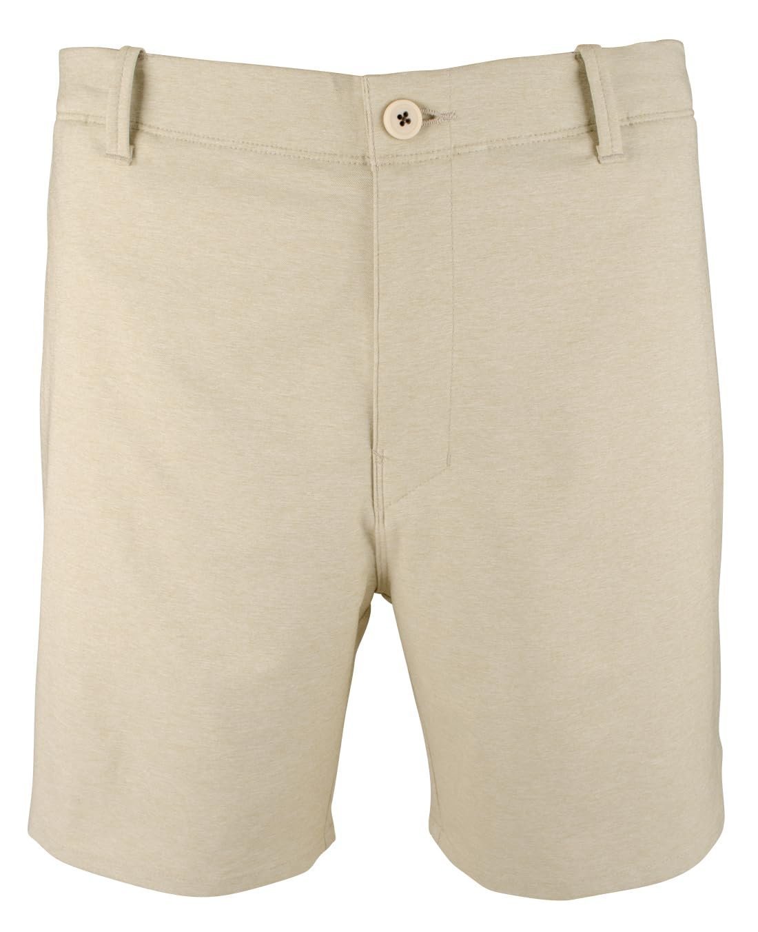 Tommy Bahama Men's On Par IslandZone 8" Stretch Flat Front Shorts Chino 35