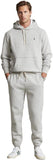POLO RALPH LAUREN Mens Cabin Fleece Hoodied Sweatshirt (2XB, Grey)