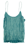 Antonio Melani Women's Camisole Peacock Paradise Top Turquoise Blue Small