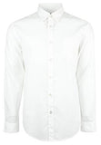 Men's Rodney Slim Fit Long Sleeve Shirt Wht XXL