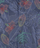 Camisa Tommy Bahama Siesta Key de manga larga con frondas grabadas para hombre, talla grande