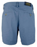 POLO RALPH LAUREN Men's Stretch Classic Fit 6" Flat Front Chino Shorts Blue 36
