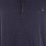 Polo Ralph Lauren Big & Tall Long Sleeve Lux Jersey Half Zip Sweaters Blue 4XB