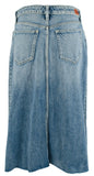 Lauren Ralph Lauren Women's Denim Midi A-Line Skirt-B-4