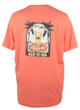 Tommy Bahama Men's Ale-O-Ha Short Sleeve Graphic T-Shirts Mango Small