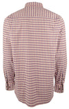Camisa tejida de manga larga a cuadros Lindy de Tommy Bahama para hombre, talla mediana, color rojo vela
