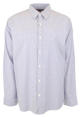 Michael Kors Men's Resort 23 Stretch Button Front Shirts XL Royal Blue