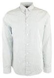 Men's Slim Fit Cotton Long Sleeve Shirt-AB-XL Admiral Blue