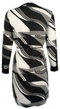 Ralph Lauren Women's Print Crepe Drawstring Dress