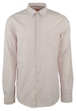 Hugo Boss Men's Orange Label EnameE Slim Fit Striped Shirt XL Pink White