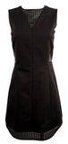 Armani Exchange Women's Faux Leather Fit and Flare Dress