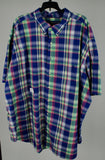 Customer Return Ralph Lauren Men's Big And Tall Classic Plaid Poplin short