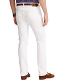 POLO RALPH LAUREN Men's Varick Slim Straight Fit Jeans (42W x 32L, Hudson White)