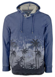 Tommy Bahama Men's Palm Flurry Baja Hoodie Blue L