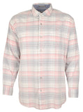 Tommy Bahama Men's Big & Tall Long Sleeve Coastline Cord Carmel Plaid Shirt 3XLT