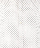 Michael Kors Men's Print Allover Stretch Slim Fit Long Sleeve Shirt Wht Large