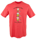 Customer Return Tommy Bahama Men's To Brew List T-Shirt-LR-S