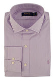 Polo Ralph Lauren Mens Estate Hairline Stripe Shirt (15.5(32-33), Purple/White)