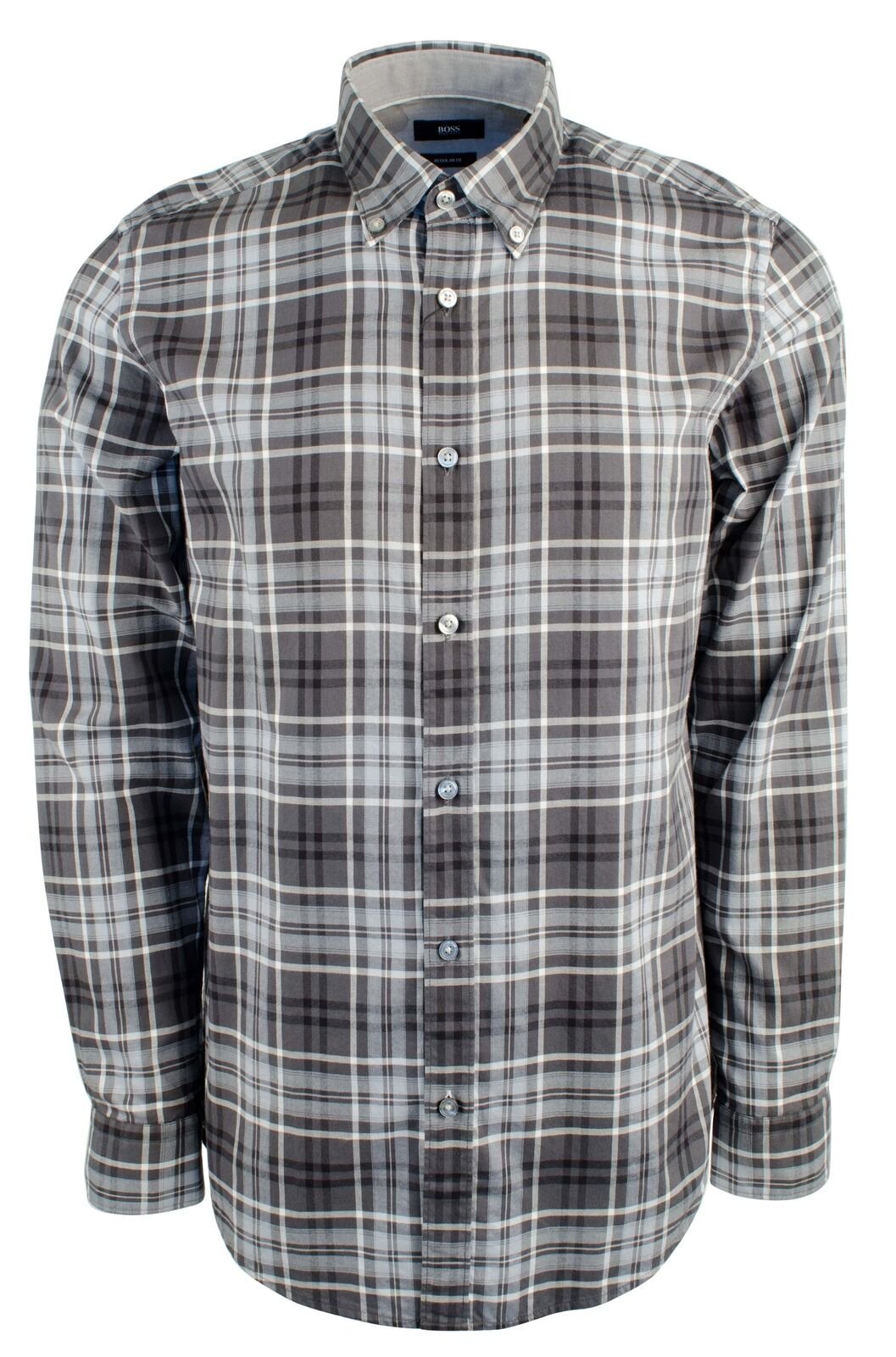 Hugo Boss Men's Regular Fit Long Sleeve Button Down Shirt Multicolor