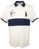 Men's Classic Fit PRL Yacht Club Polo Shirt XX-Large White Multi