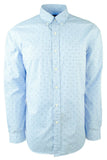 Polo Ralph Lauren Men's Mini Anchor Print Poplin Long Sleeve Shirt