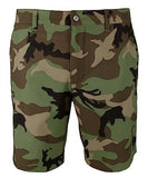 Polo Ralph Lauren Men's Camouflage Flat Front Shorts-Green Multi-34