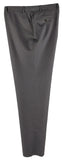 Ralph Lauren Men's Stretch Flat Front Uncuffed Hem Dress Pants Short 40 Charcoal