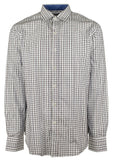 Bugatchi Men's Shaped Fit Long Sleeves Shirt