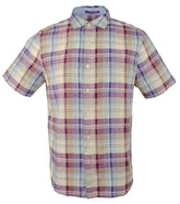 Tommy Bahama mens La Paz Plaid Linen Camp Shirt