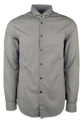 Hugo Boss Men's Green Label C Bilia Patterned Slim Fit Shirt BW XL