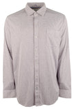 Men's Big & Tall San Lucio Stretch Houndstooth Long Sleeve Shirt...
