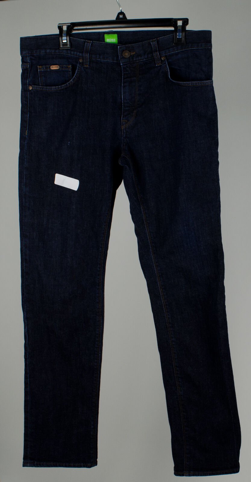 Customer Return Hugo Boss Men's C-Maine 1 Green Label Jean Pant 34Wx32L Navy Blue