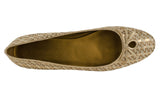 Customer Return Enzo Angiolini Women's Biana Multi Straw Ballet Flats Shoes