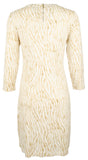 Vestido Tommy Bahama Darcy Zesty Zebra para mujer, color miel dorado, talla pequeña