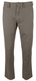 Men's Cotton Twill Stretch Slim Fit Chino Pants Gry 36Wx34L