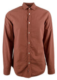 Michael Kors Men's Seersucker Slim Fit Long Sleeve Shirt