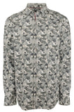 Men's Shaped Fit Long Sleeves Shirt-GRT-XX-Large Graphite