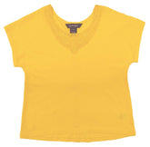 Ralph Lauren Kid's Girl's Cap Sleeve Jersey Top T-Shirt-Y-3/3T Yellow