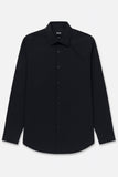 Boss Men's Slim-Fit Easy Iron Stretch Cotton Poplin Shirt Blue XL