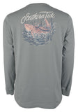 Southern Tide Men's Reelin Redfish Long Sleeve T-Shirts Harbour Mist Medium