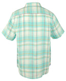 Tommy Bahama Men's Plaid Lauderdale Linen Camp Shirt-DA-S