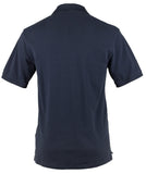 Men's Big and Tall Mesh Polo Shirt-N-LT Navy