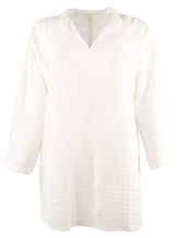 Eileen Fisher Women's Organic Cotton Voile Tunic Blouse