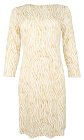 Tommy Bahama Darcy Zesty Zebra Dress Golden Honey XS (US 2)